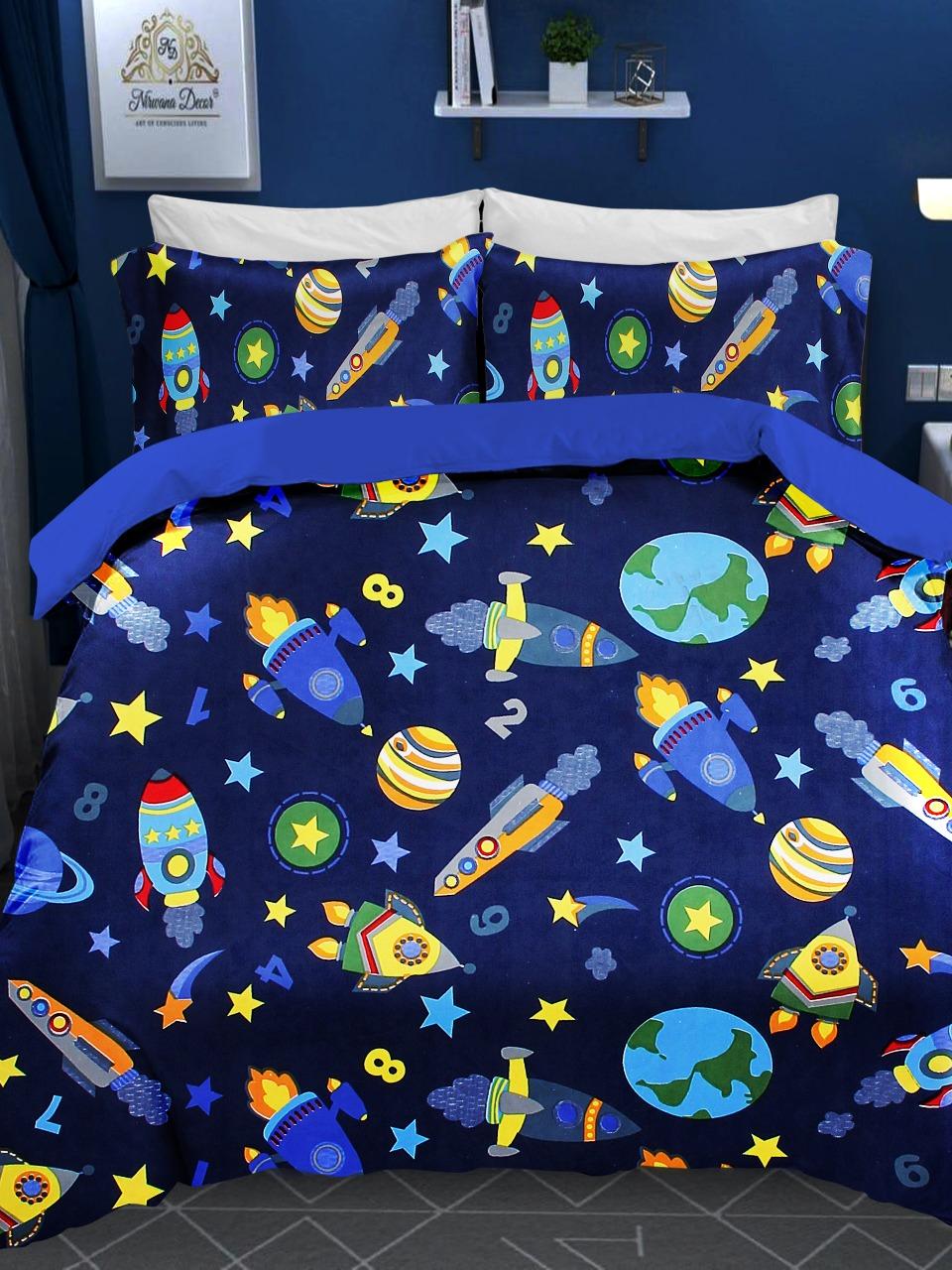 double bedsheet(1+2) 1 double bedsheet and - 17829279 - Standard Image - 1