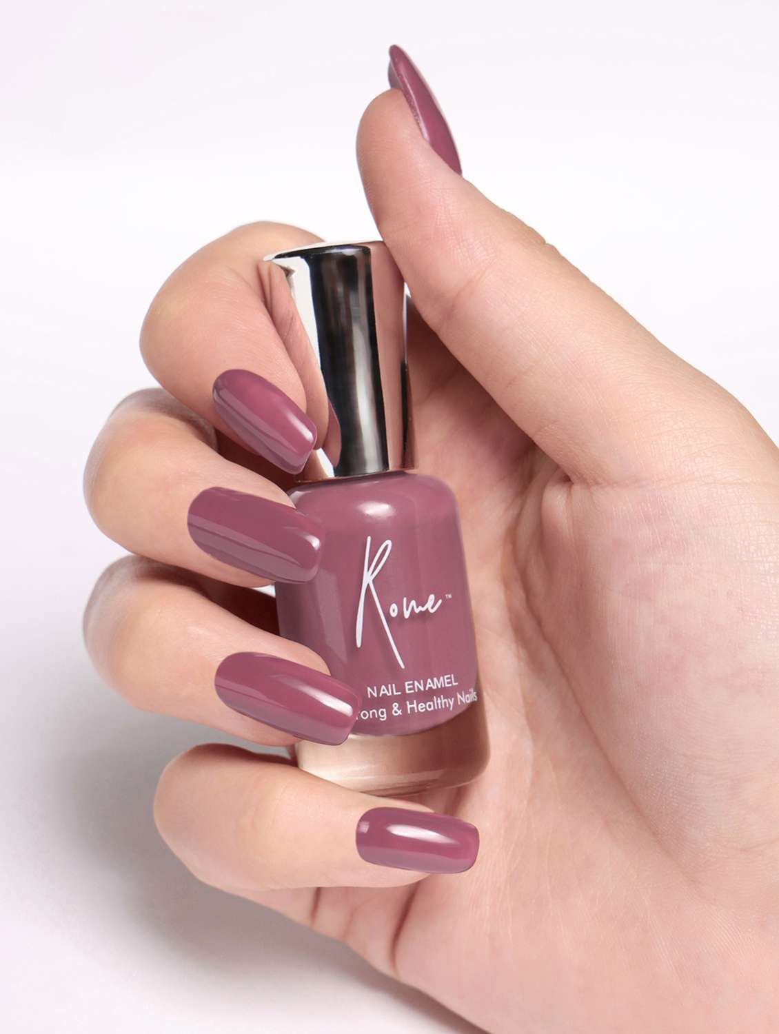 Set Of 3 Strong & Healthy Nail Enamel (Stone Grey, Turkish Blue & Ruby Rush)