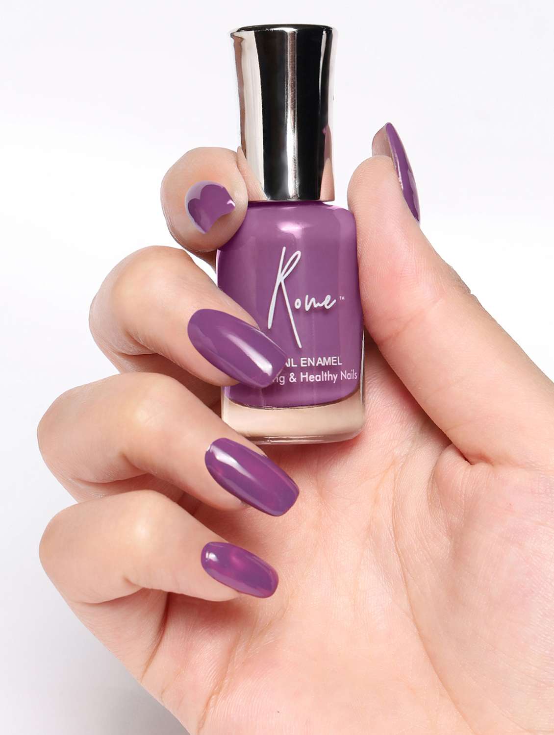 Set Of 3 Strong & Healthy Nail Enamel (Taffy Pink, Lilac & Violet Crush)