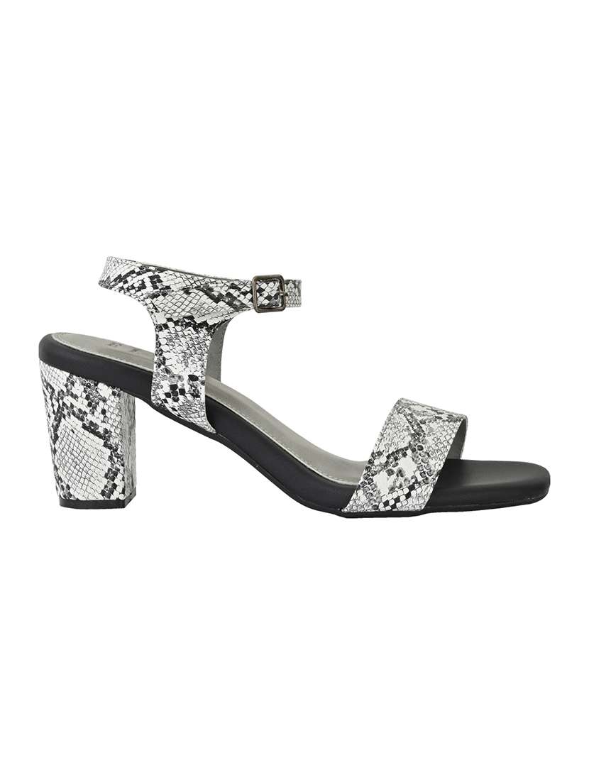 grey synthetic back strap sandals - 17832564 -  Standard Image - 1