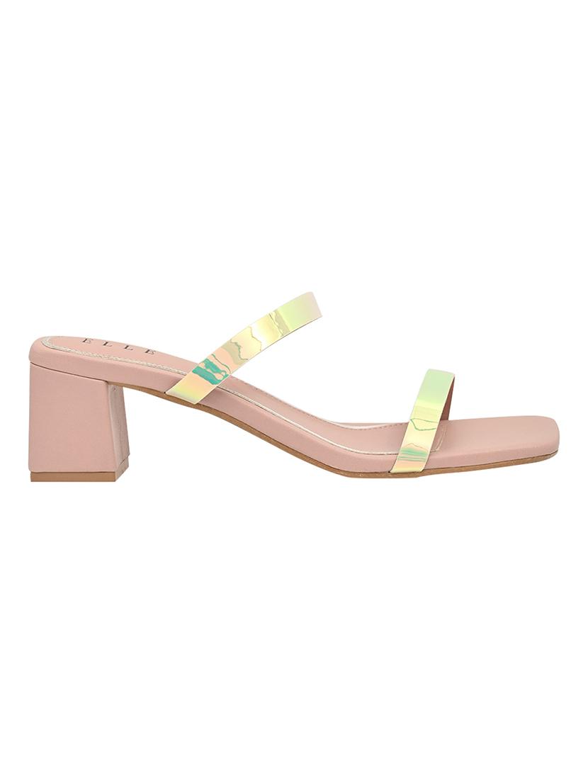 pink synthetic slip on sandals - 17832572 - Standard Image - 1
