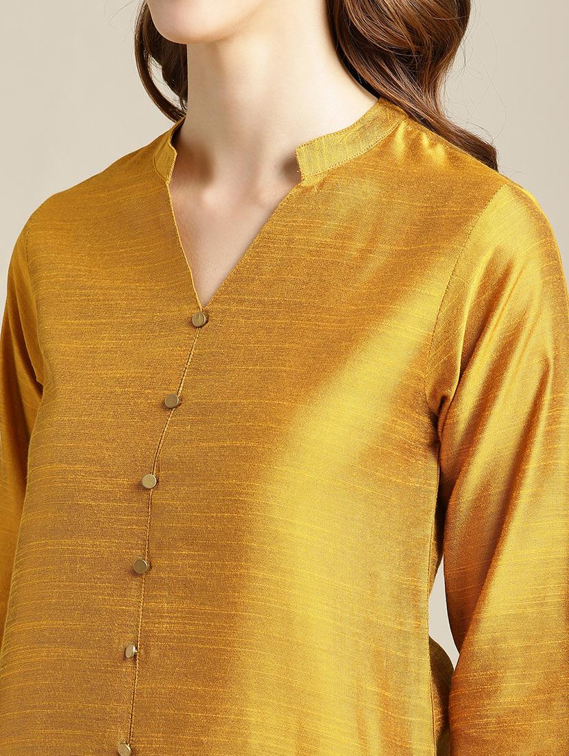 solid kurta skirt set - 17832770 - Standard Image - 4