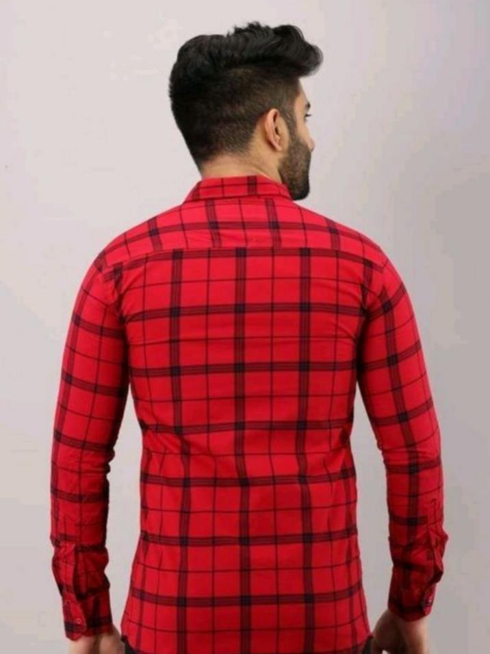 red cotton shirt - 17833602 - Standard Image - 1