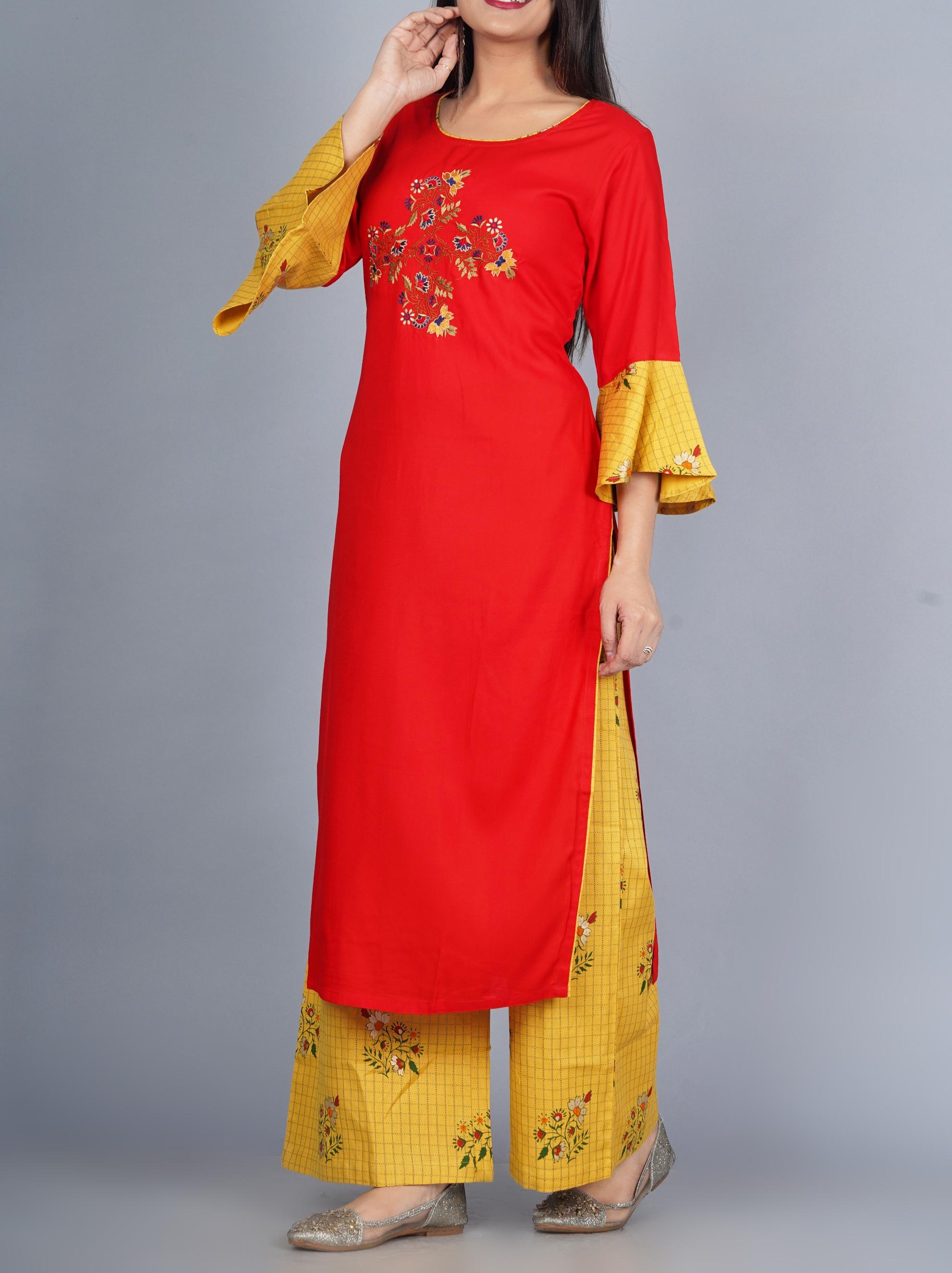 sequin crafts women's embroidered kurtis with - 17833812 - Standard Image - 4