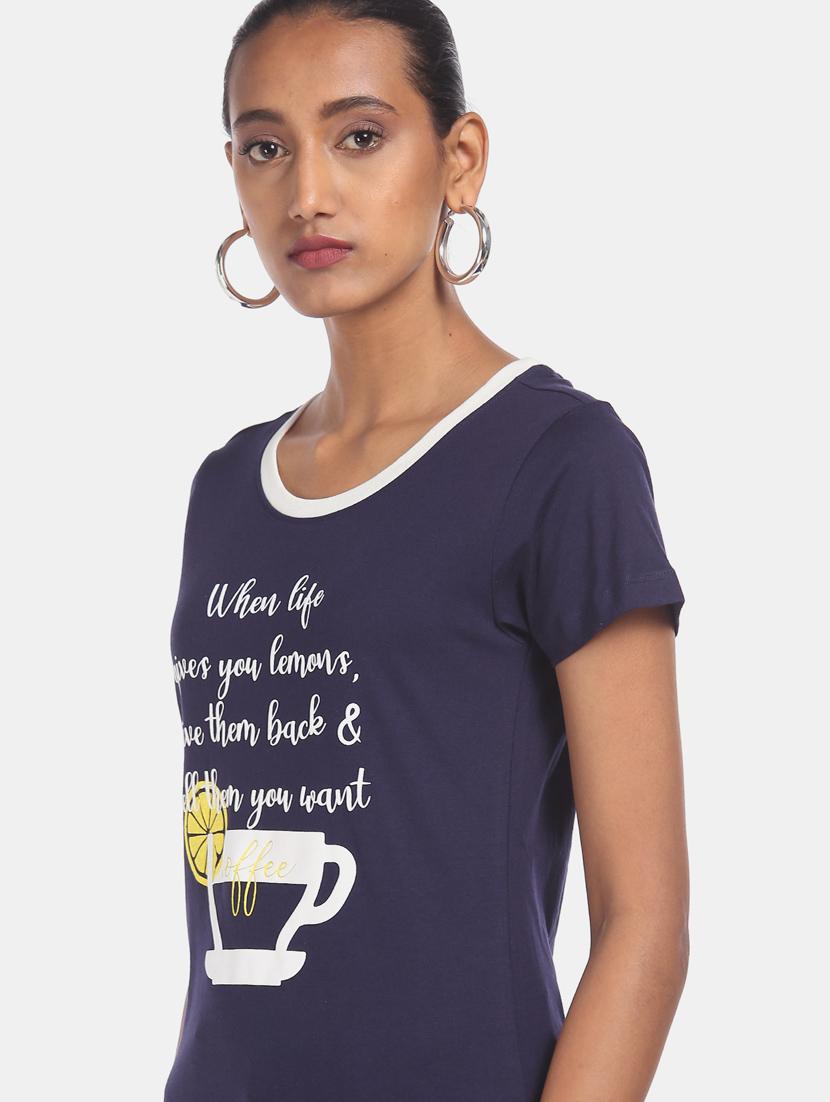 round neck graphic tee - 17836648 - Standard Image - 4