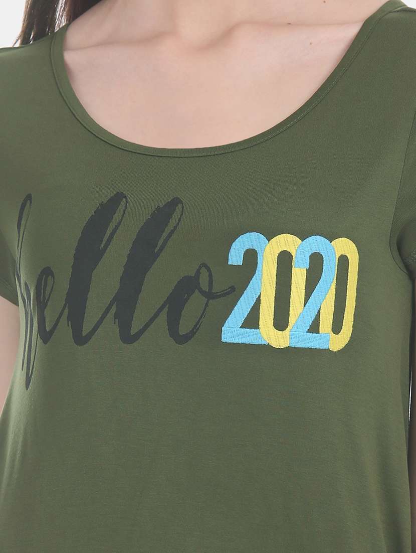 round neck graphic tee  - 17836697 -  Standard Image - 4