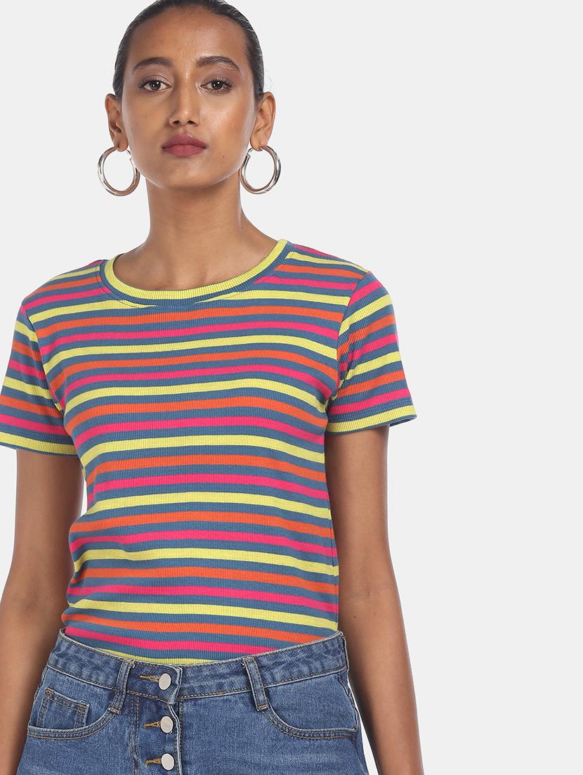 round neck striped tee  - 17836760 -  Standard Image - 1