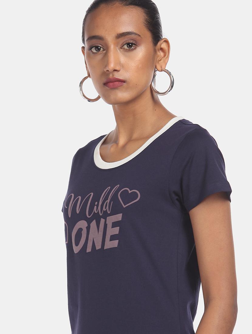 round neck graphic tee - 17836765 - Standard Image - 1