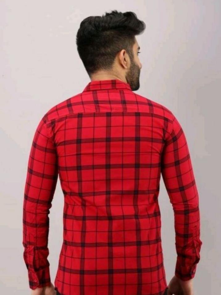 red cotton shirt - 17837228 - Standard Image - 1
