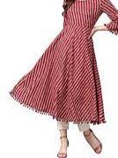 kurti women's cotton straight kurta - 17837805 - Standard Image - 1