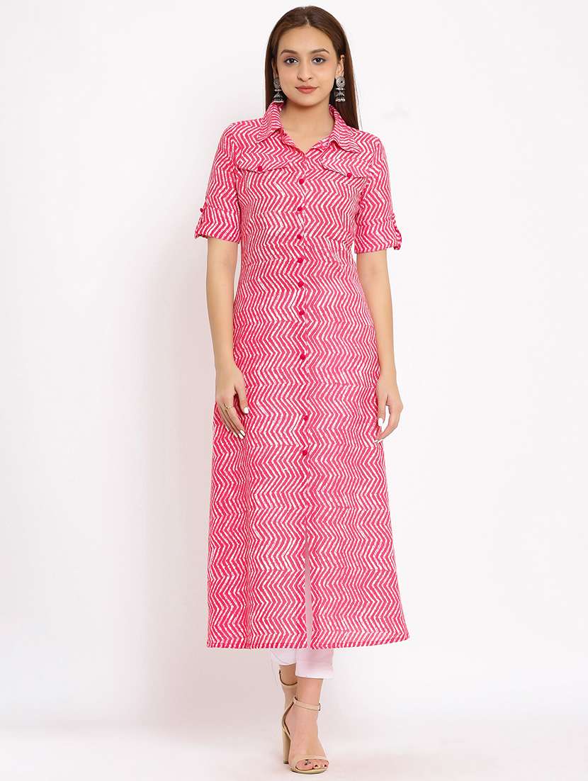 women's front slit kurta
