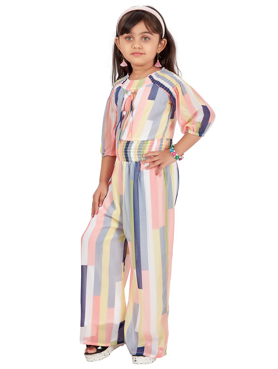 multi colored striped jumpsuit - 17839314 - Standard Image - 1