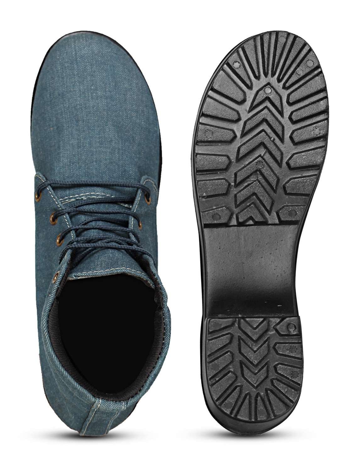 blue lace up boot - 17839472 - Standard Image - 4
