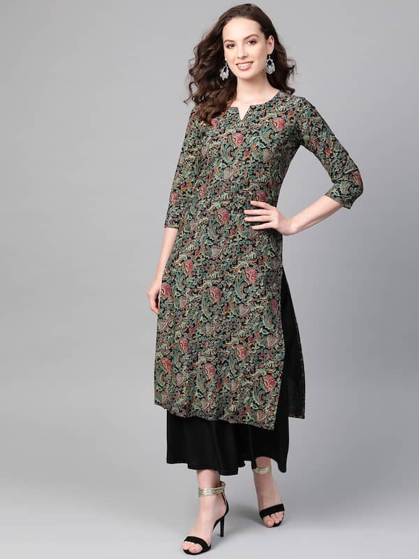 kurta set fabric: rayon - 17839505 - Standard Image - 1