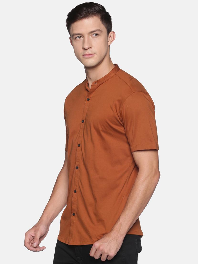 mens solid casual shirt - 17843203 - Standard Image - 1