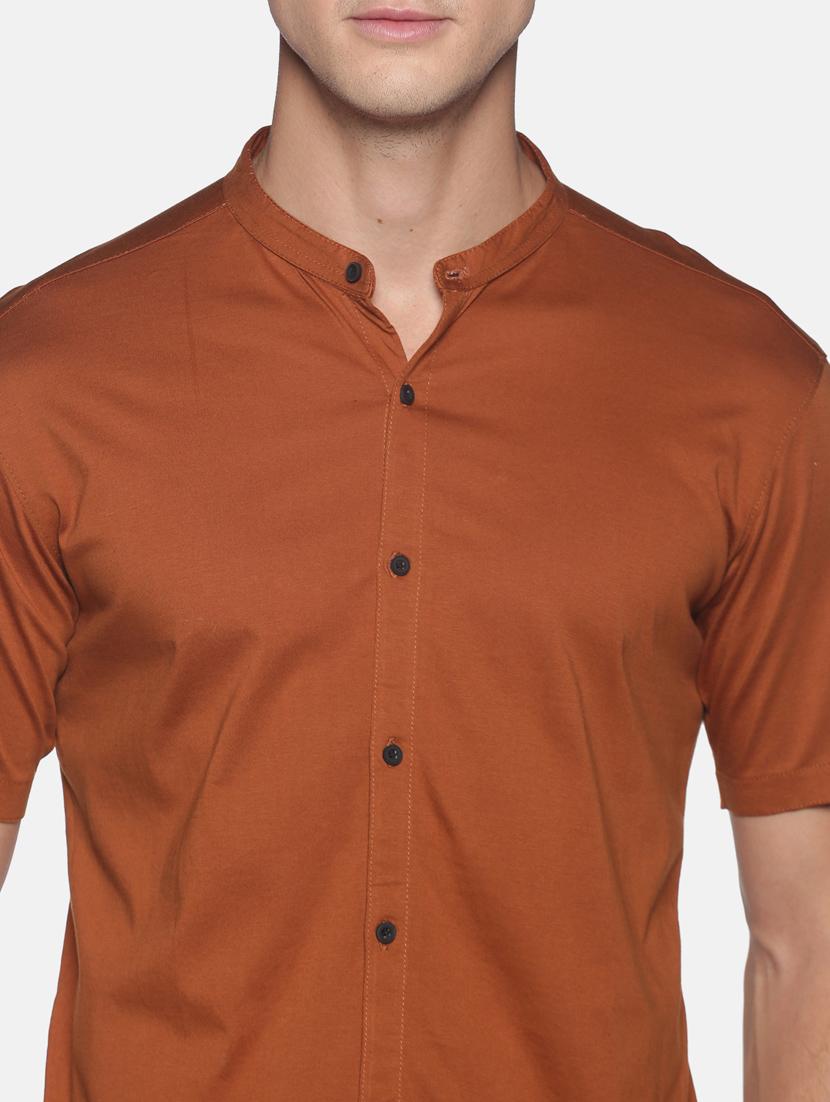 mens solid casual shirt - 17843203 - Standard Image - 4