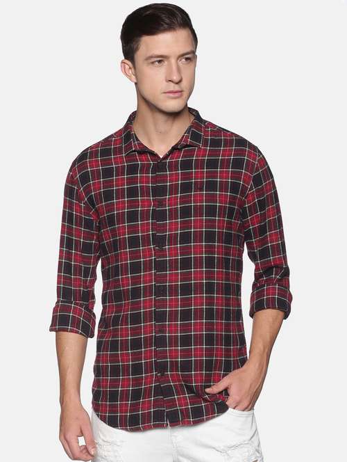 mens checks casual shirt - 17843206 -  Standard Image - 0