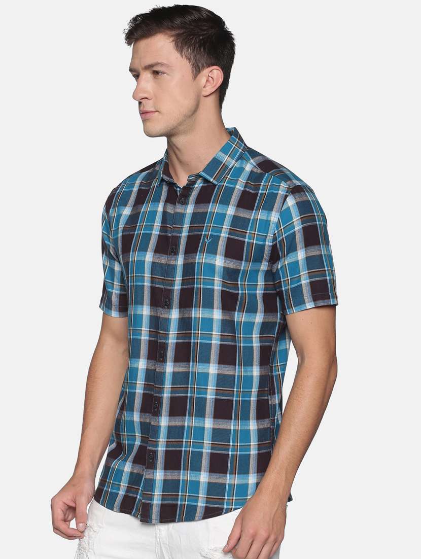 mens checks casual shirt - 17843242 -  Standard Image - 1