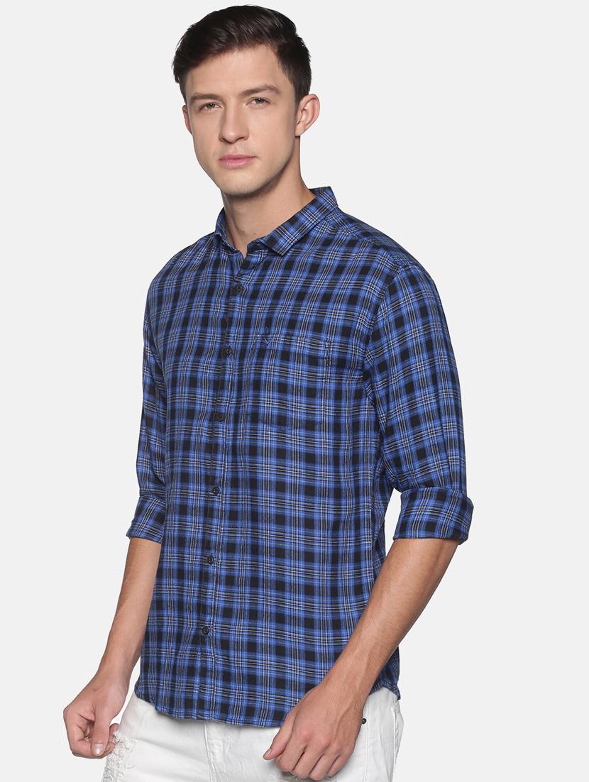 mens checks casual shirt - 17843276 - Standard Image - 1