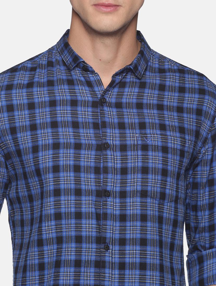 mens checks casual shirt - 17843276 - Standard Image - 4