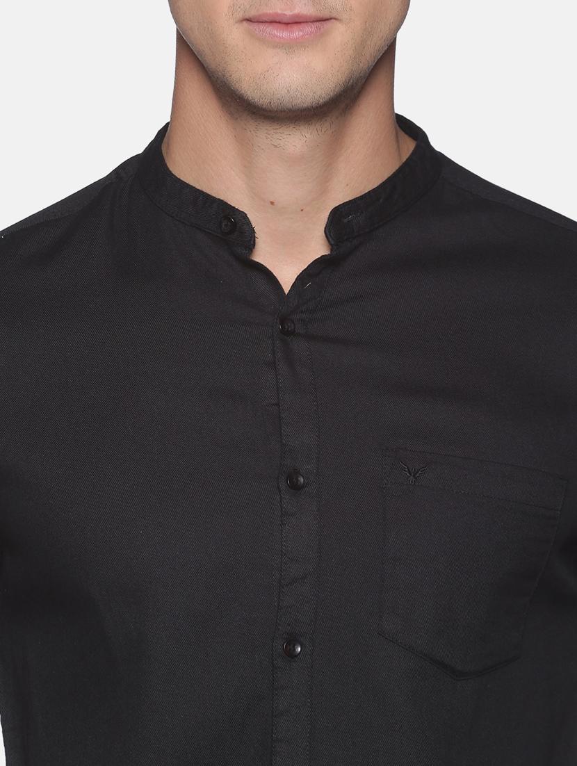 mens solid casual shirt - 17843280 - Standard Image - 4