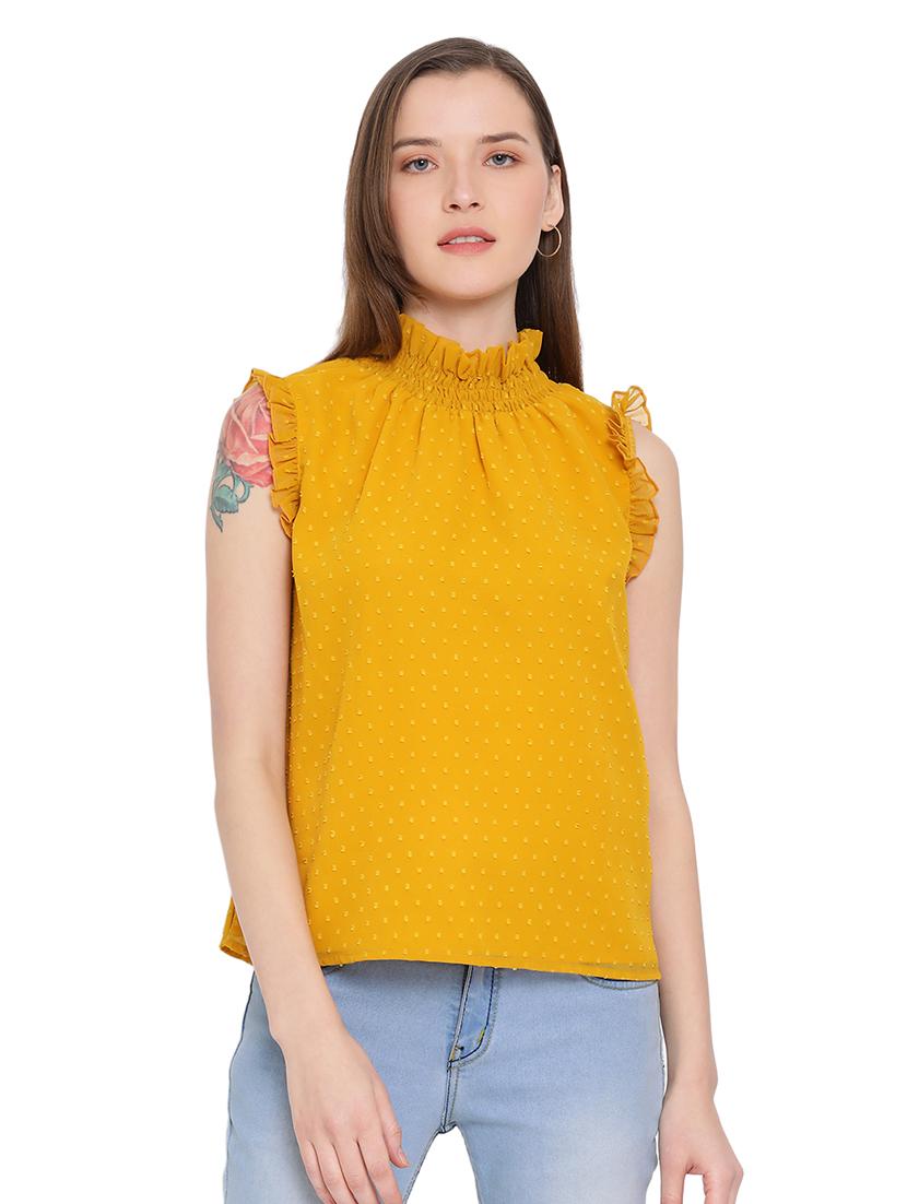 women's straight mock neck top - 17843647 - Zoom Image - 0