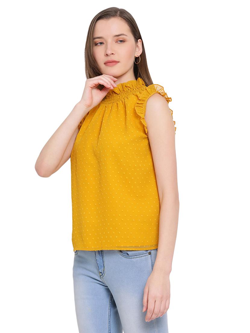 women's straight mock neck top - 17843647 - Standard Image - 1