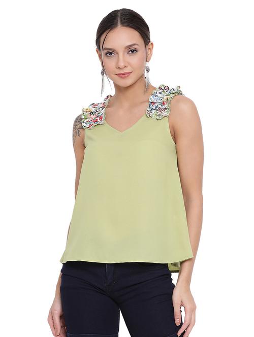 women's straight round neck top - 17843652 -  Standard Image - 0