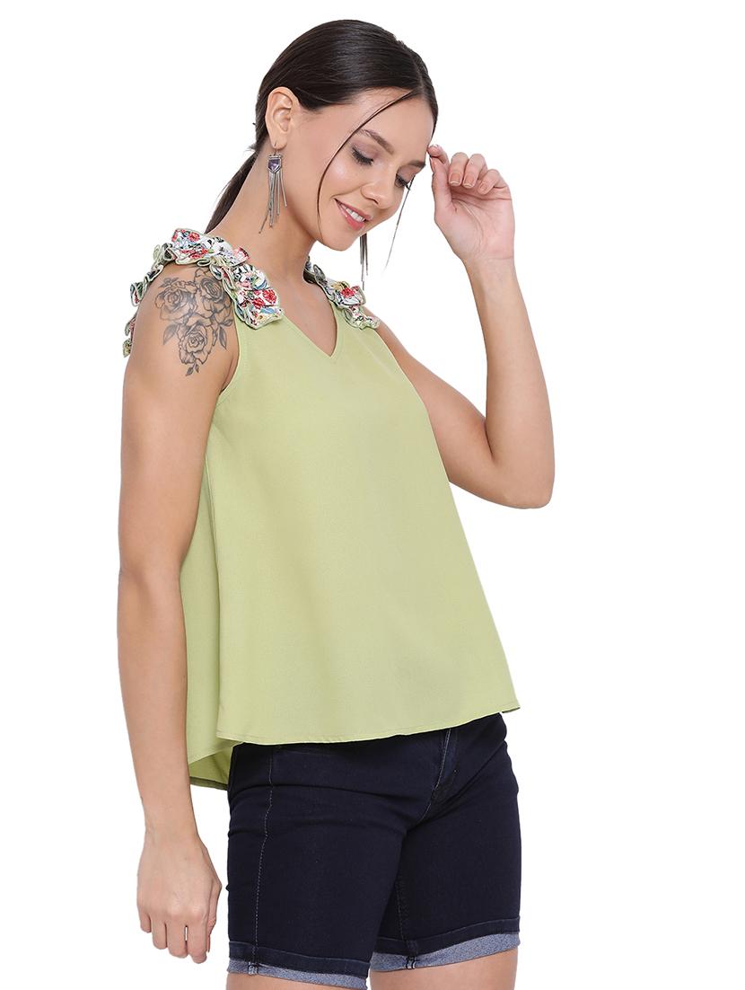 women's straight round neck top - 17843652 -  Standard Image - 1