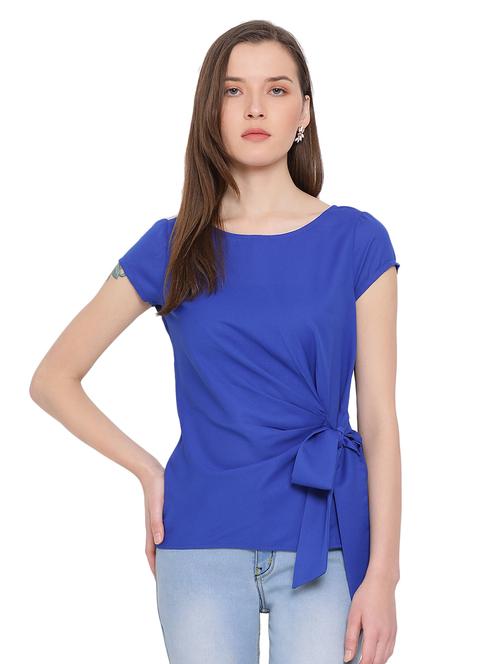 women's straight round neck top - 17843682 -  Standard Image - 0