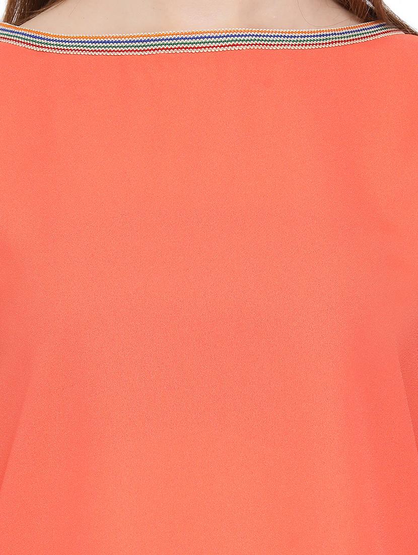 bell sleeved solid top - 17843696 - Standard Image - 4