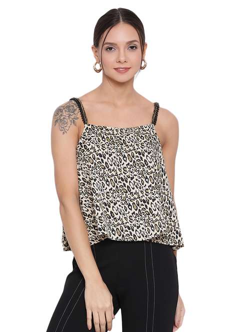 women's camisole shoulder strap top - 17843725 - Standard Image - 0