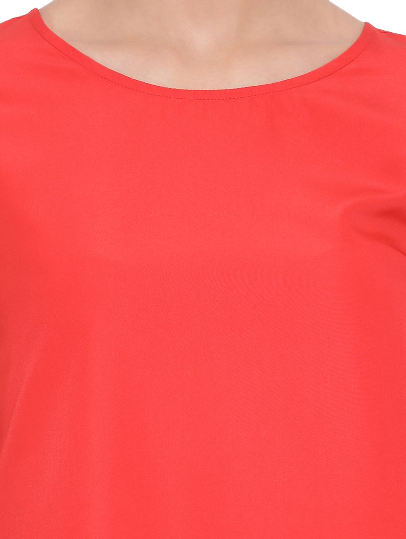 bell sleeved solid top - 17843727 - Standard Image - 4