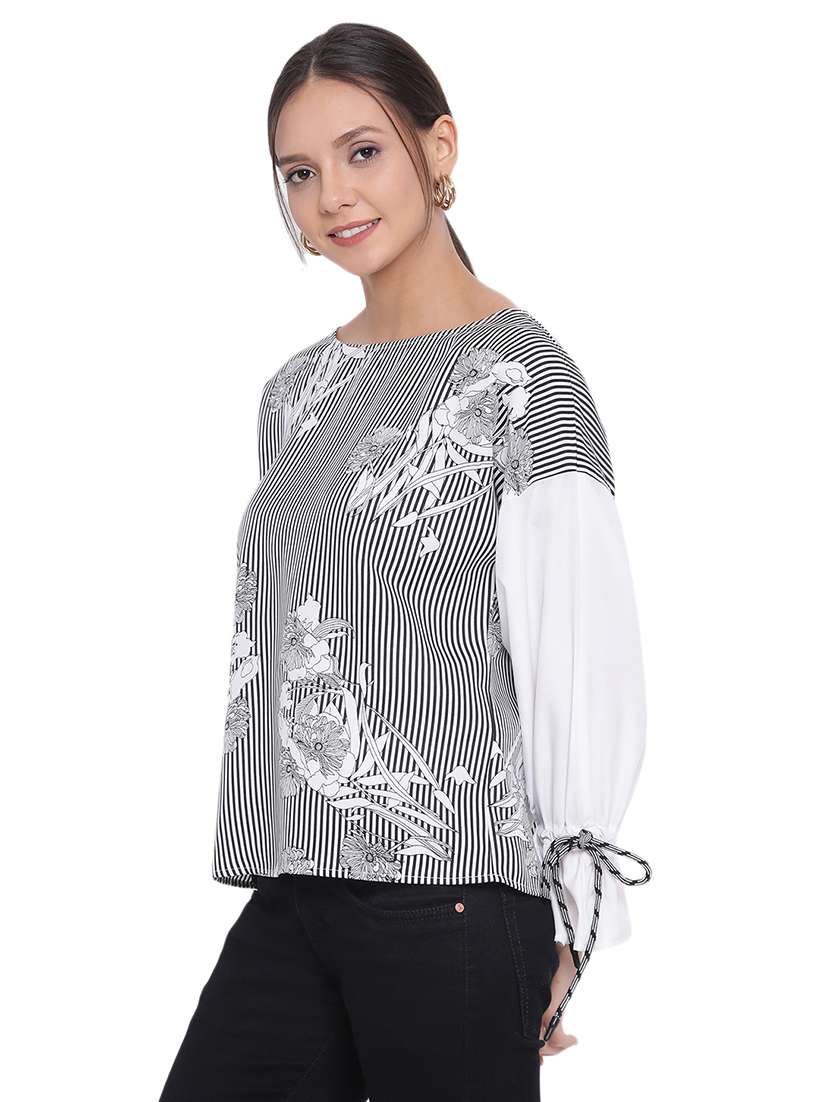 Women's Straight Round Neck Top - 17843733 -  Standard Image - 1
