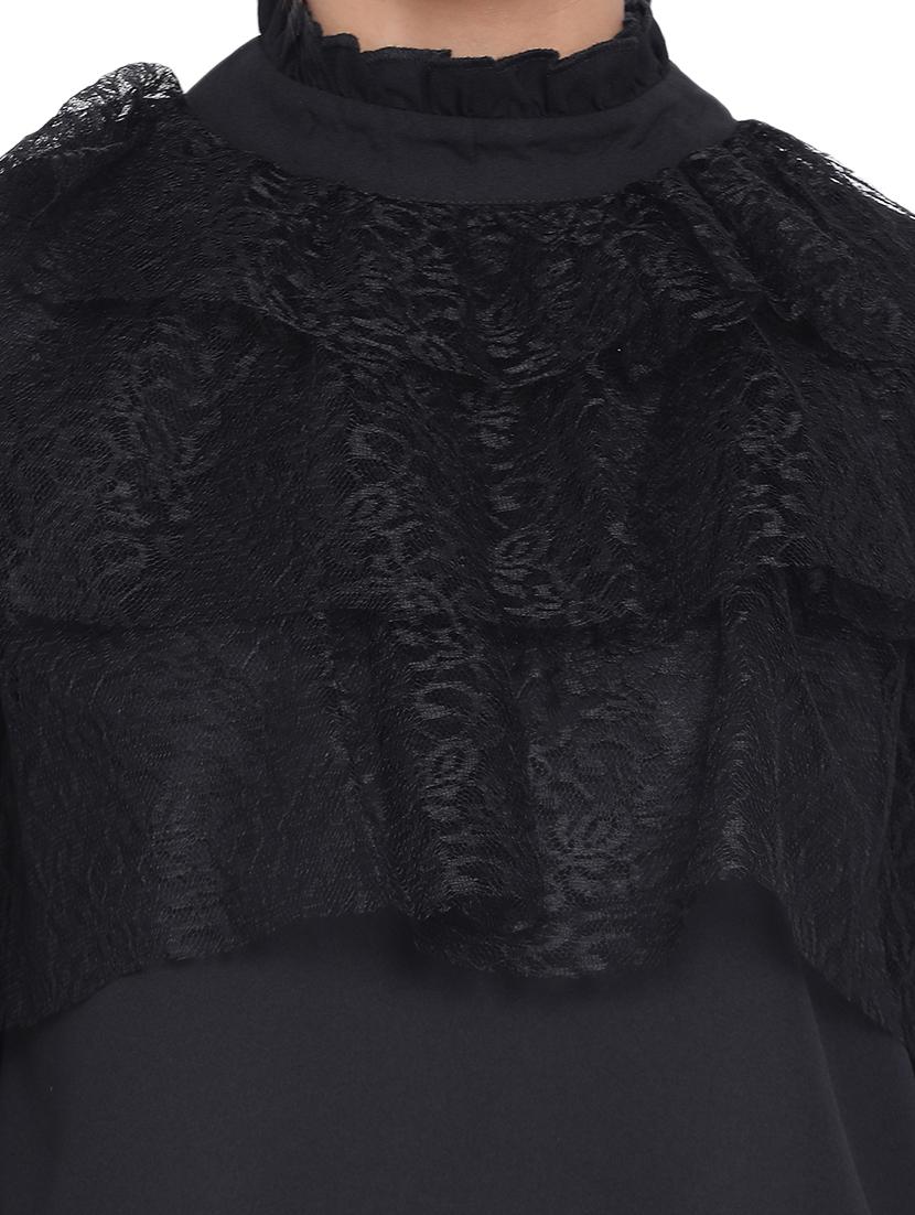 bell sleeved laced top - 17843742 - Standard Image - 4