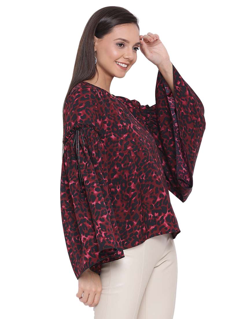 bell sleeved animal top  - 17843749 -  Standard Image - 1