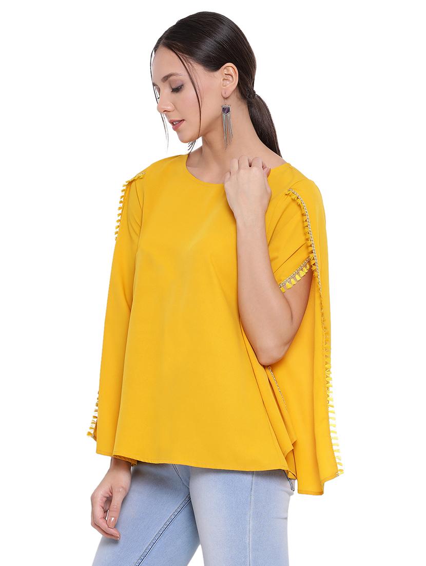 bell sleeved solid top  - 17843753 -  Standard Image - 1