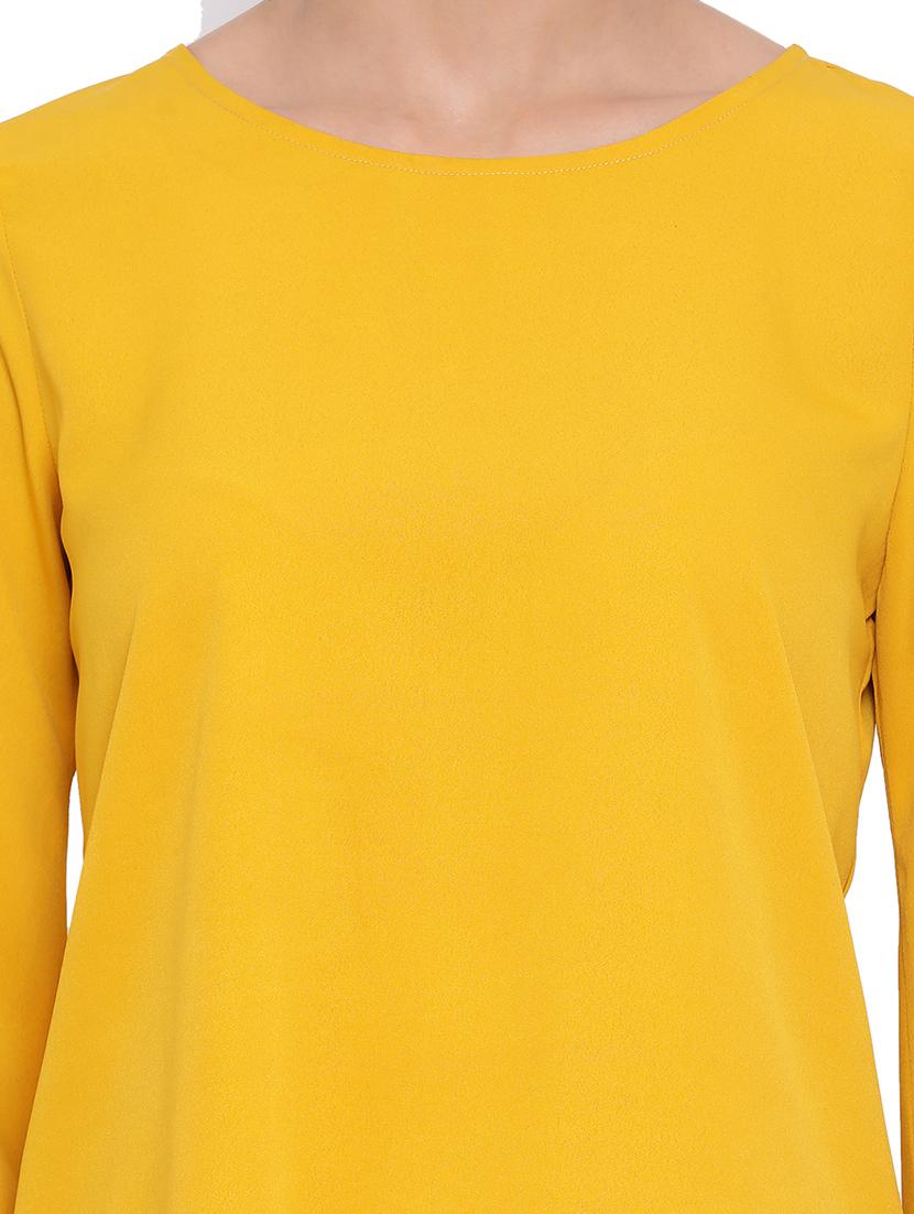 bell sleeved solid top - 17843753 - Standard Image - 4