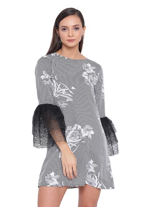 women's shift striped dress - 17843763 - Standard Image - 0