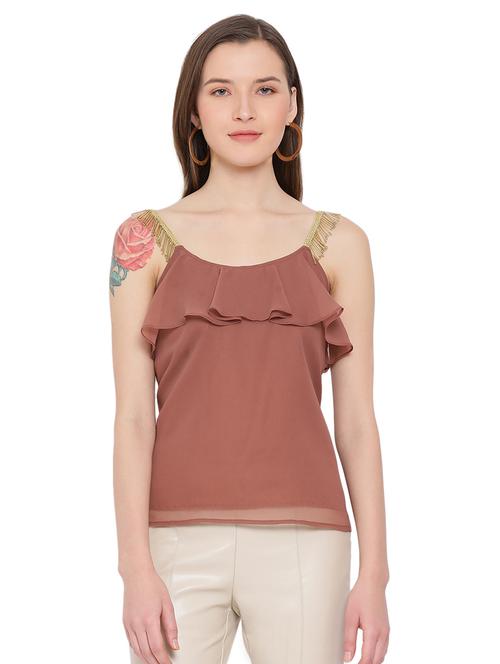 women's layered shoulder strap top - 17843784 -  Standard Image - 0