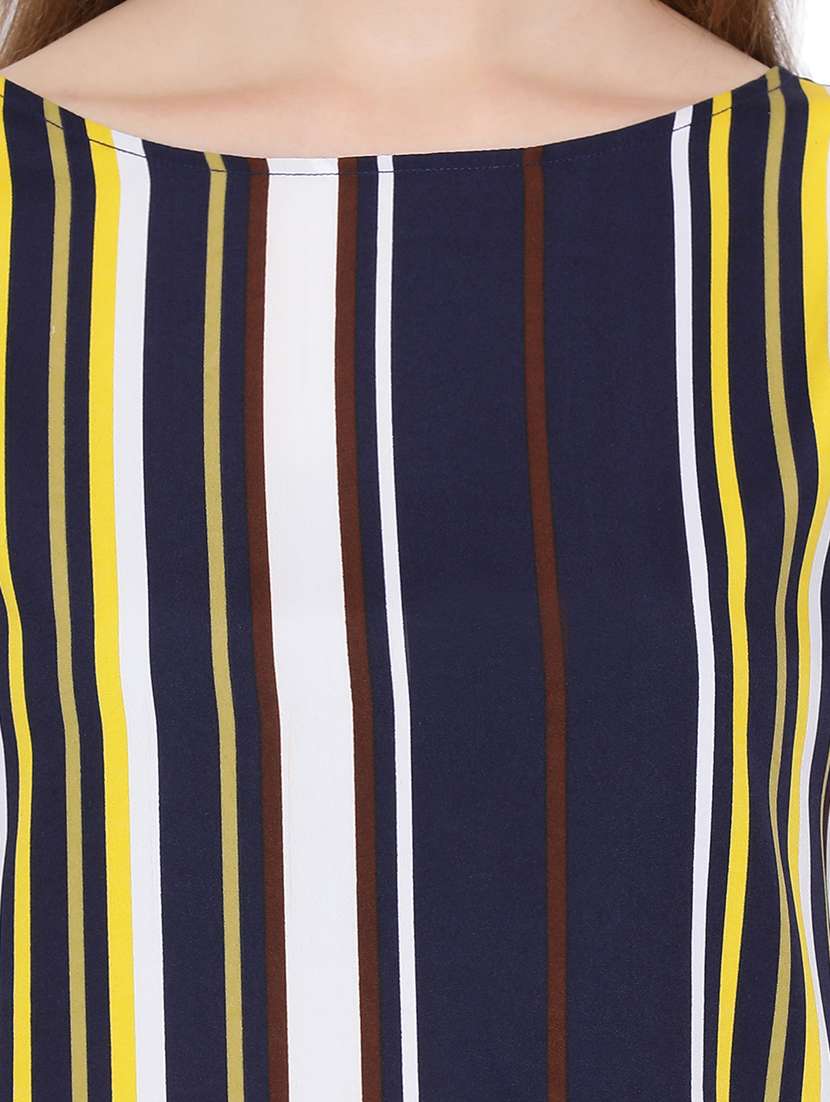 women's a line round neck top - 17843796 - Standard Image - 4