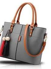 red pvc handbag - 17844517 - Standard Image - 1