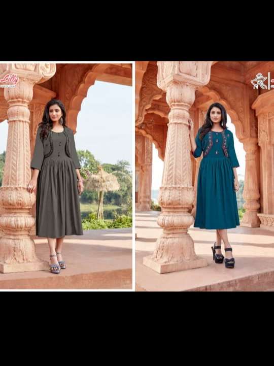 midi style kurtis with jacket  - 17844748 -  Standard Image - 1