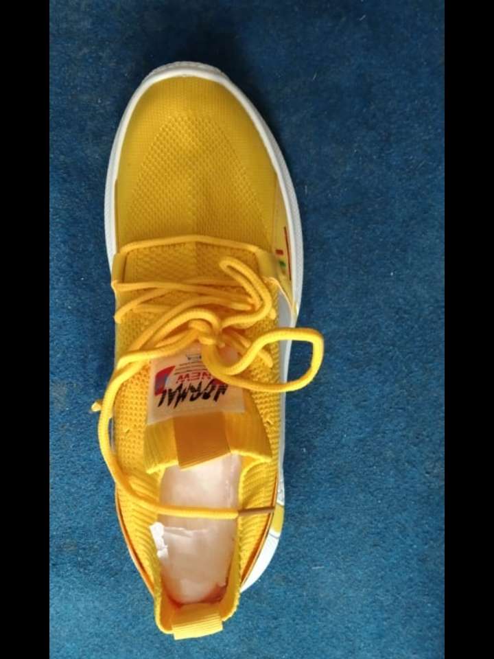 yellow casual shoes - 17846807 - Standard Image - 1