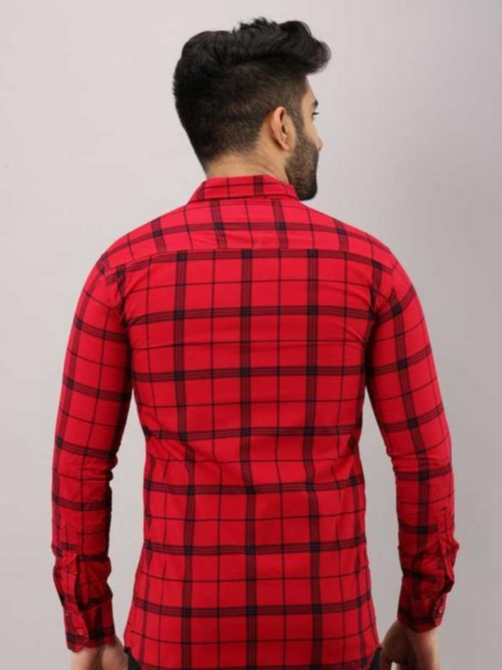 red cotton shirt - 17847451 - Standard Image - 1