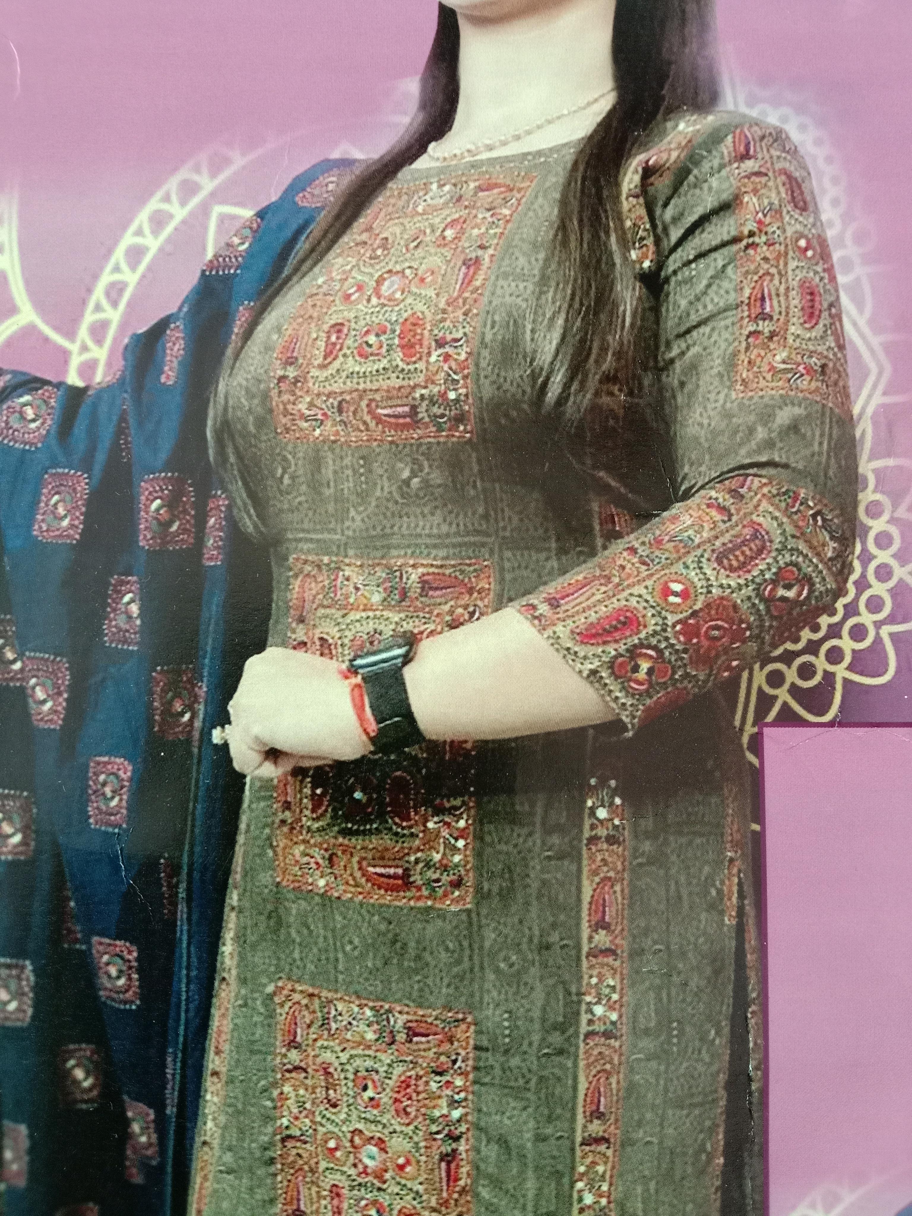 green silk kurti - 17848100 - Standard Image - 1