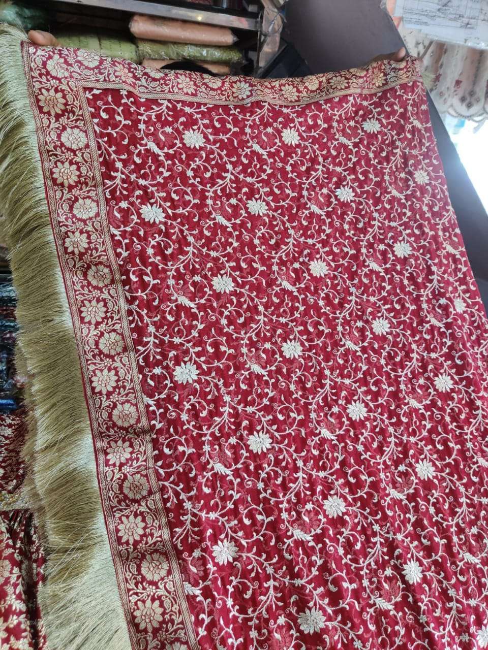 kamkhwab silk unlimited colour - 17849660 - Standard Image - 1