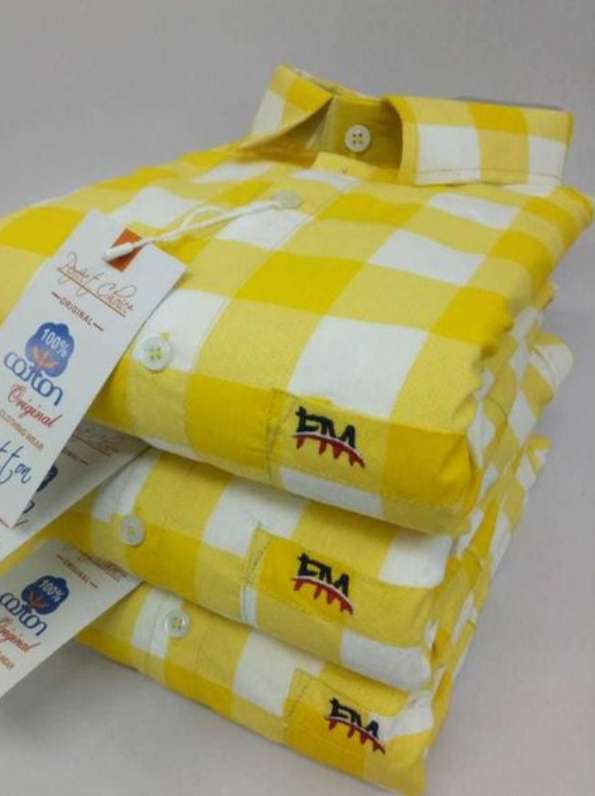 orange cotton shirt - 17850095 - Standard Image - 1