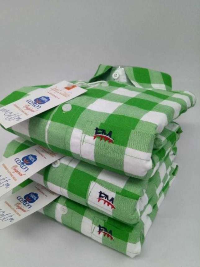 green cotton shirt - 17850096 -  Standard Image - 1