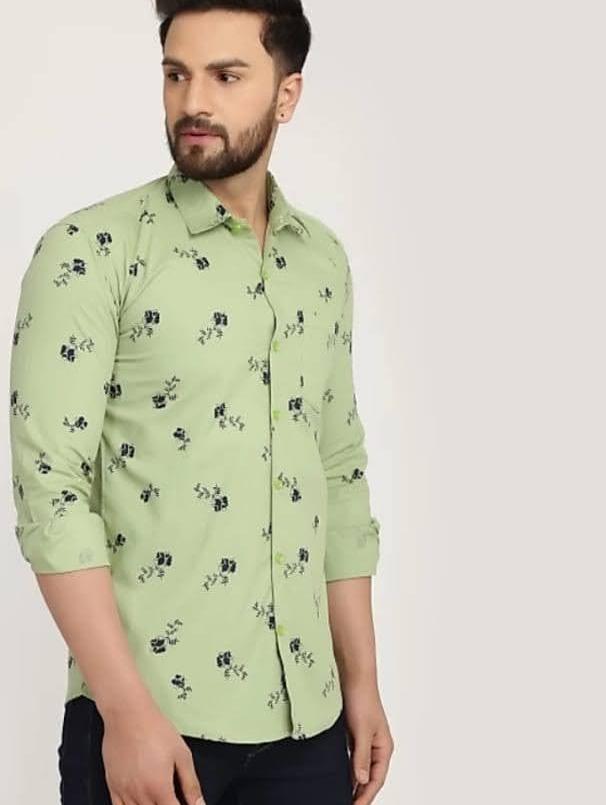 green cotton shirt - 17850472 - Standard Image - 1